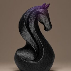 Modern Black Horse Showpiece | Elegant Horse Statue for Home & Office Décor